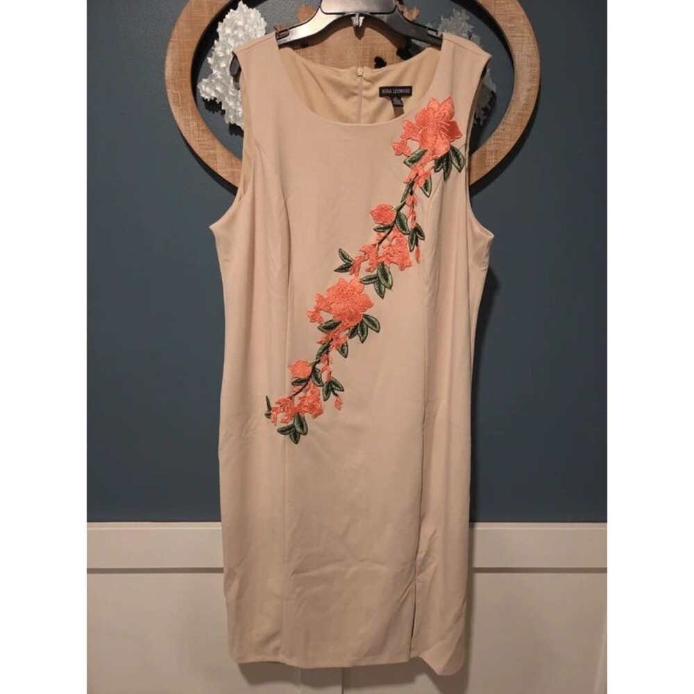 Nina leonard sleeveless dress. Nicely lined. Size 1x.